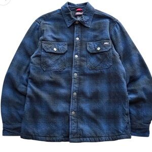 Vintage DICKIES HEAVYWEIGHT SHERPA FLEECE LINED FLANNEL JACKET - M